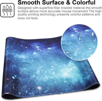 XXL Professional Large Mouse Pad & Computer Game Mouse Mat (35.4x15.7x0.1IN, Map) (90 * 40 Map)