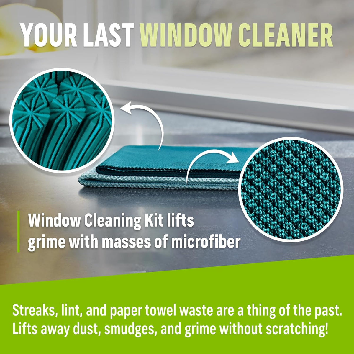 Window and Glass Cleaner Kit, Just Add Water - 1 Kit