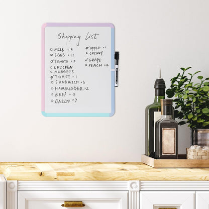 Dry Erase Board, 14” x 11”, White Frame