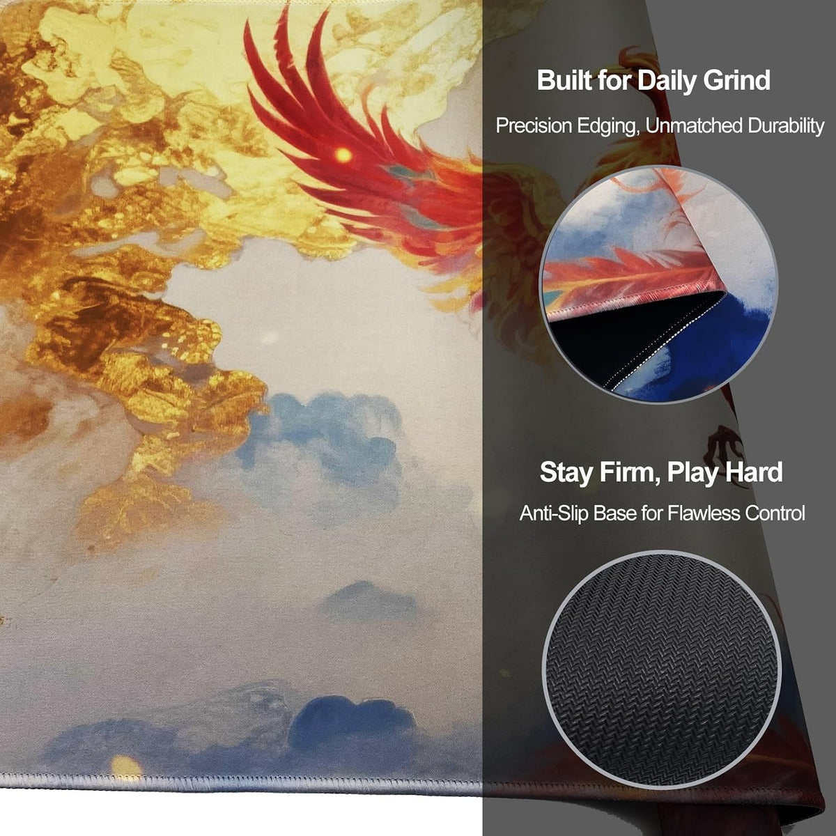 XXL Professional Large Mouse Pad & Computer Game Mouse Mat (35.4x15.7x0.1IN, Map) (90 * 40 Map)