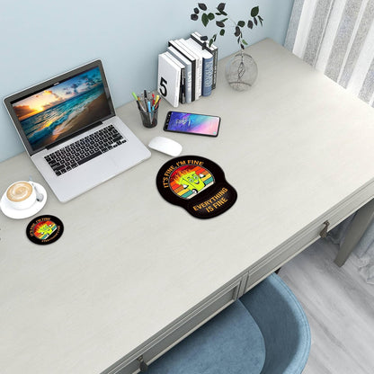 Ergonomic Mouse Pad with Wrist Rest Support,Gel Mouse Pads for Desk - Colors A