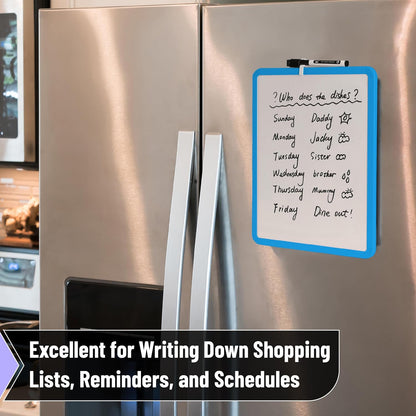 Dry Erase Board, 14” x 11”, White Frame