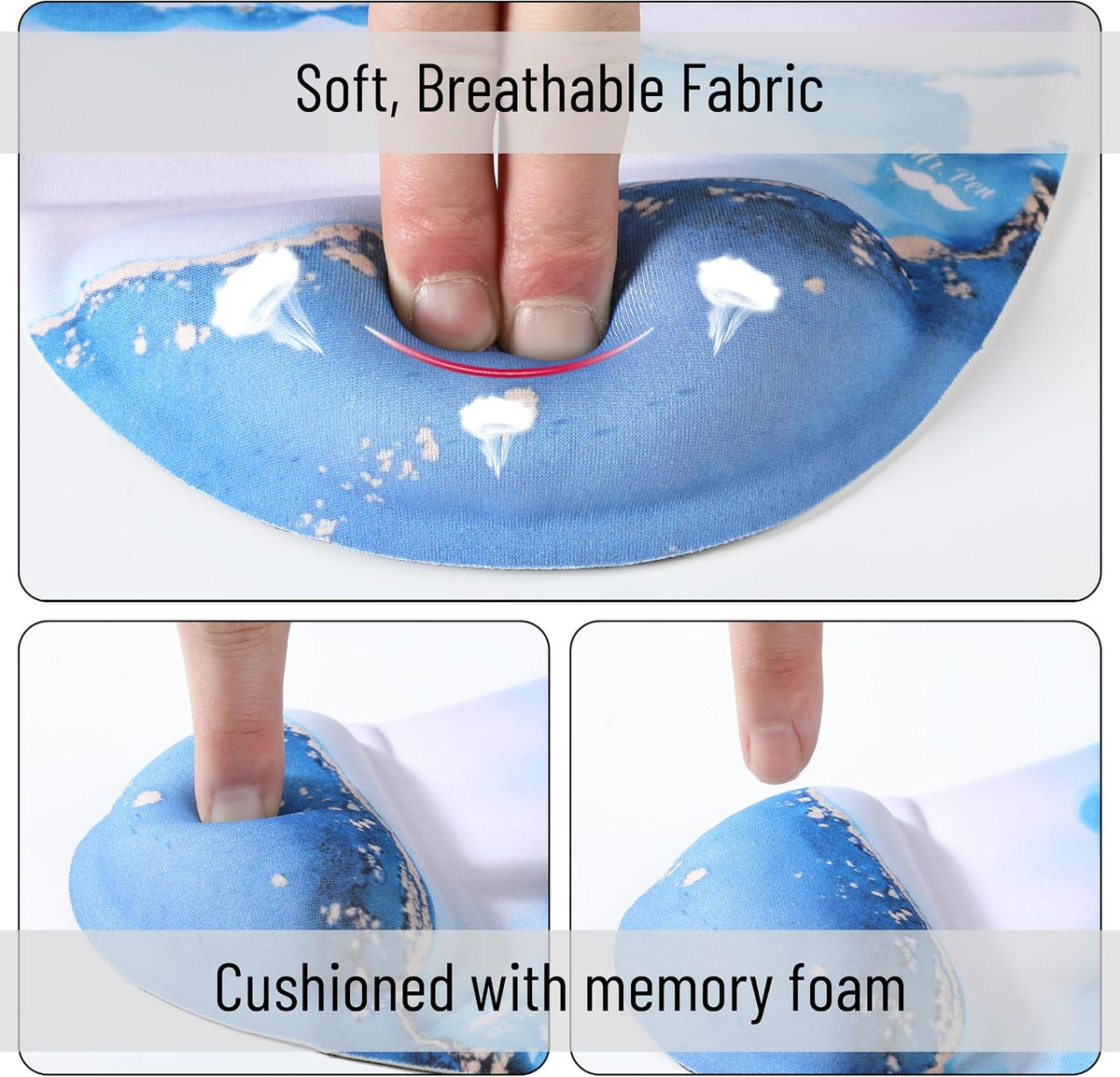Ergonomic Mouse Pad with Wrist Rest