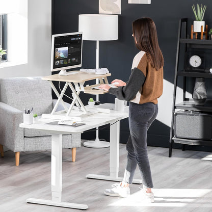 Black 32 in Standing Desk Converter, DESK-V000K