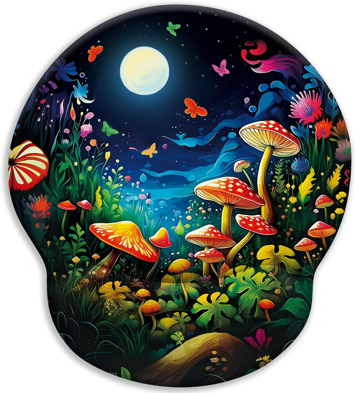 Funny Ergonomic Mouse Pad with Wrist Rest, Cat Desk Decor Gifts - Colors A