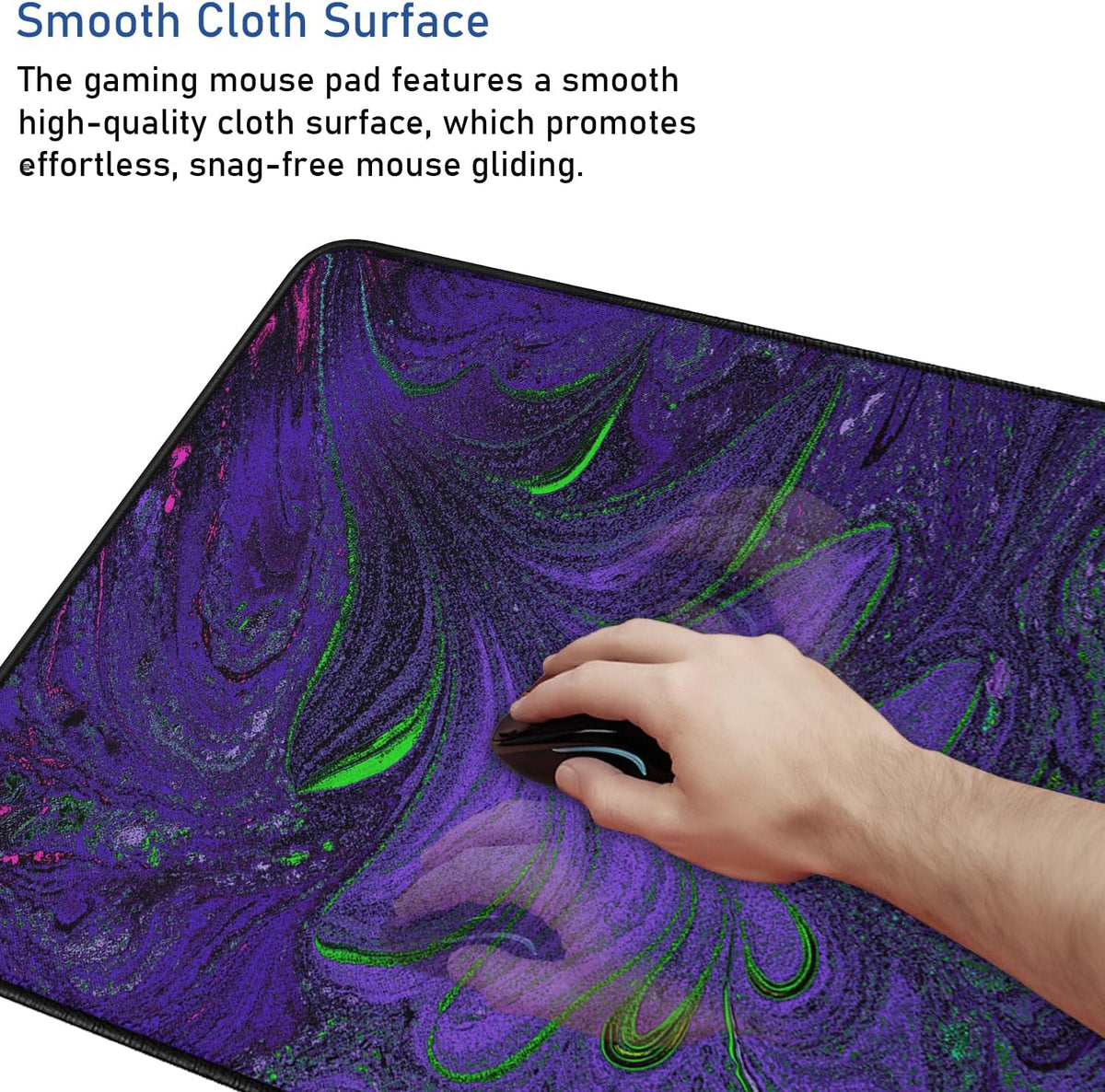 Large Extended Gaming Mouse Pad with Stitched Edges (31.5X15.7In) Mousepad