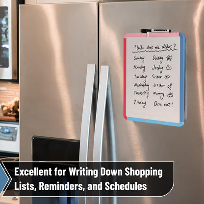 Dry Erase Board, 14” x 11”, White Frame