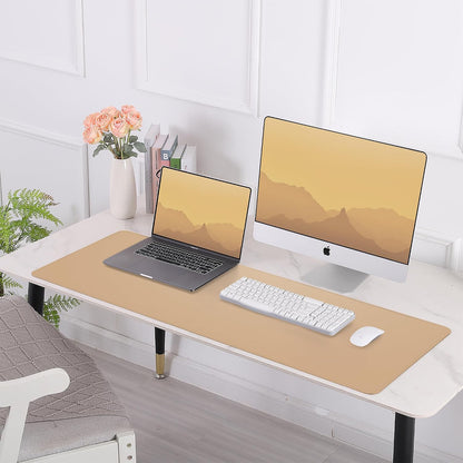 Large Desk Mat, 47" x 17", Black