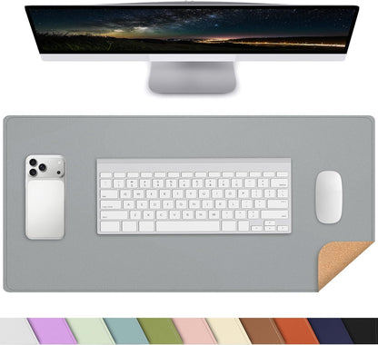 Large Desk Mat, 47" x 17", Black