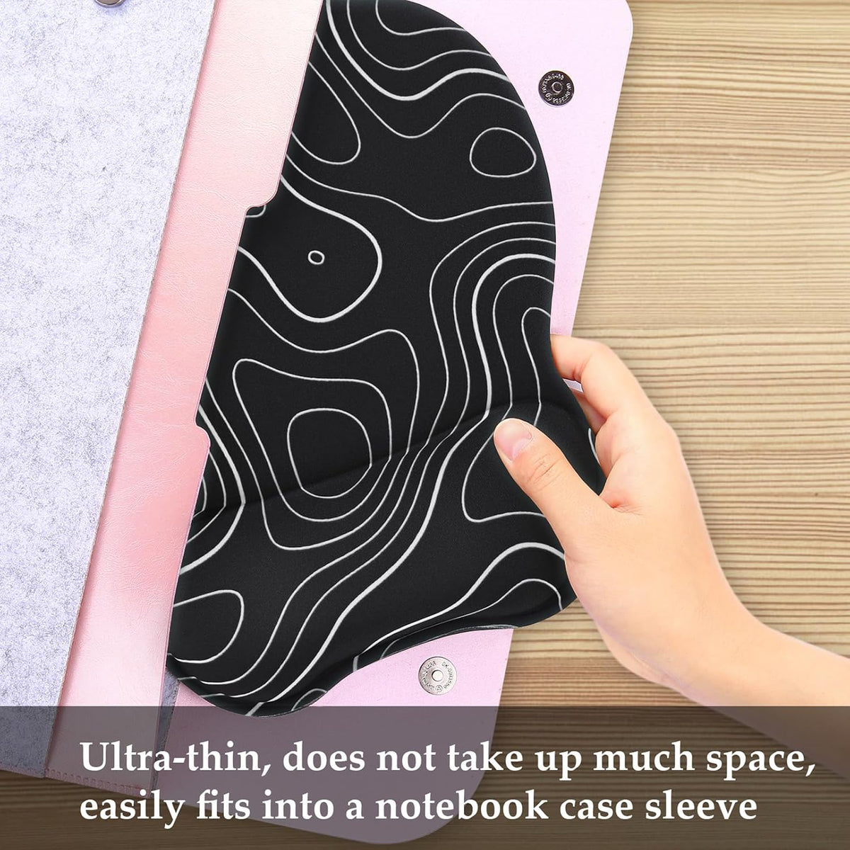 Ergonomic Mouse Pad with Wrist Rest, Memory Foam Support Mousepad