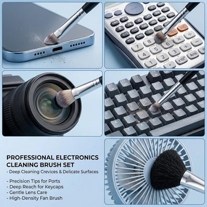 3 Pcs Keyboard Brush, Keyboard Cleaning Brush Car Dust Brushes Small Anti Static Electronic Dust Cleaning Brushes for Computer,Laptop,Camera,Car Vents,Pc