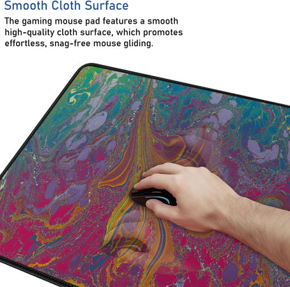 Large Extended Gaming Mouse Pad with Stitched Edges (31.5X15.7In) Mousepad