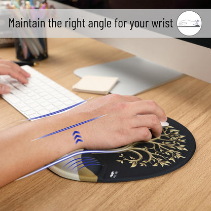 Ergonomic Mouse Pad with Wrist Rest