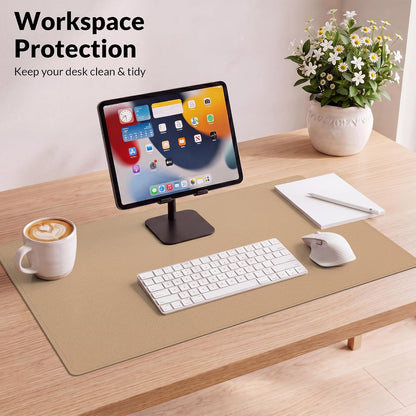 Large Desk Mat, 47" x 17", Black