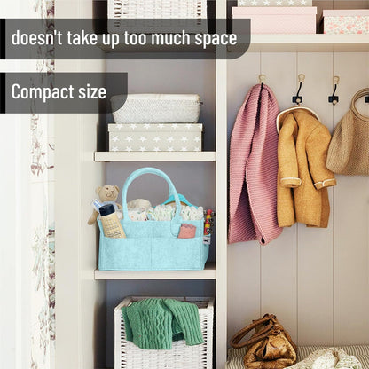 Baby Diaper Caddy Organizer, Gray, Medium