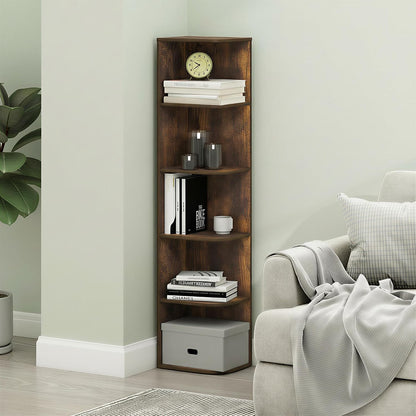 Furinno PASIR Book Shelf, 2-Tier Modern Bookshelf, Open Shelves Bookcase 9 x 12 x 21, Easy Assembly, for Living Room, Bedroom, Home Office, White