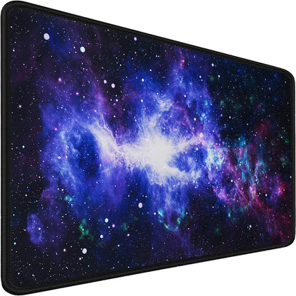 Large Gaming Mouse Pad, 31.5x15.7 inch Large Extended Computer Keyboard Mouse Mat, Water Resist Non-Slip Mousepad Rubber Base Long XXL Desk Mouse Pad for Work & Gaming, Office & Home, Black