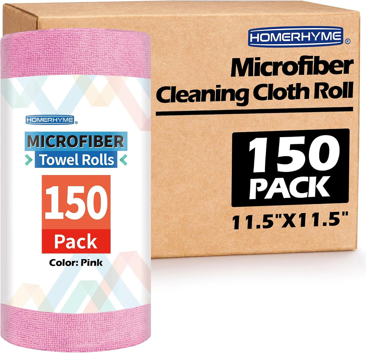 Microfiber Cleaning Cloth, Cleaning Rags Microfiber Towel Bulk Absorbent Lint-Free Wash Cloths, All-Purpose Shop Towels for Cars, Automotive, Garage, Home & Kitchen 11.5"*11.5"