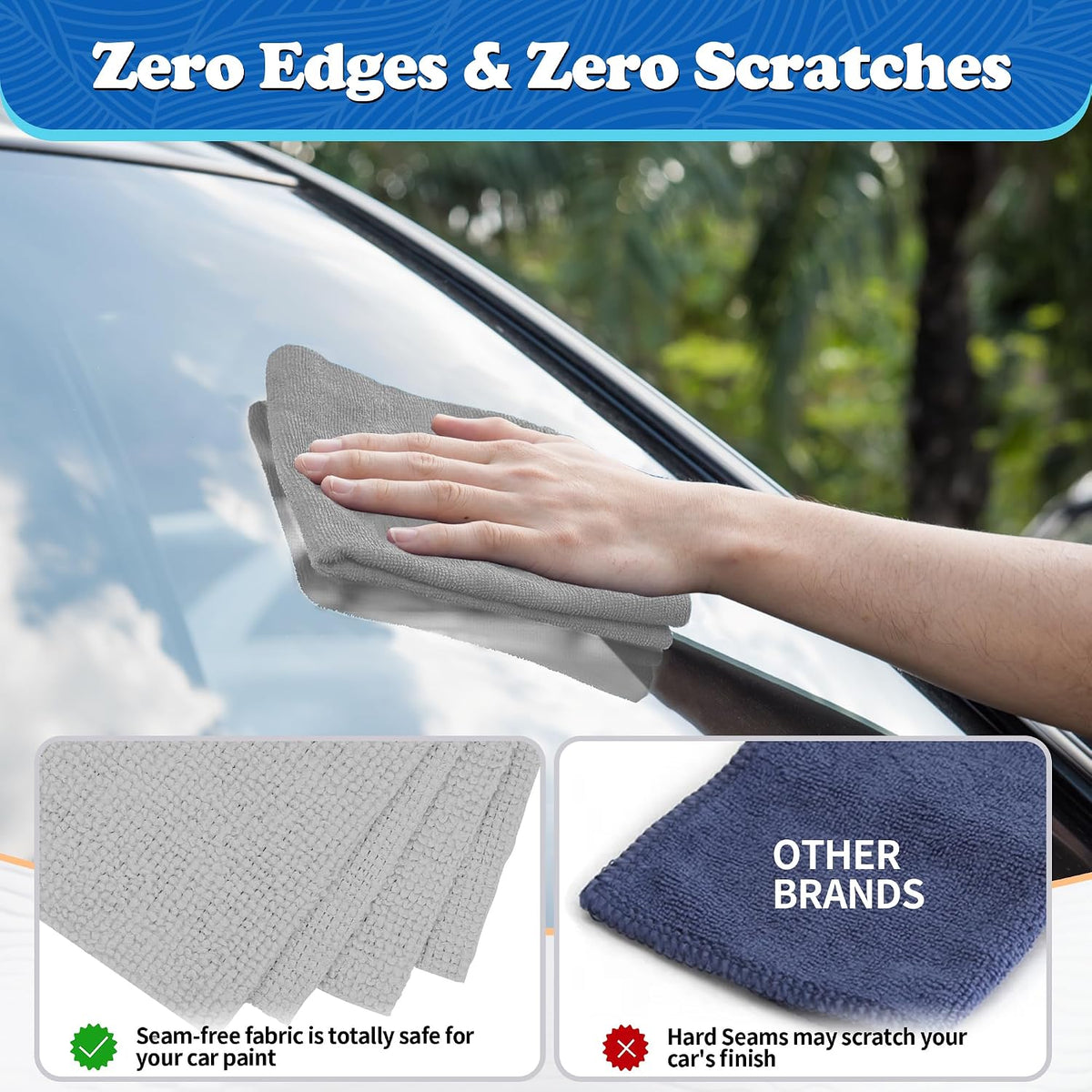 Shop Towels, Pack of 200, Grey Microfiber Cleaning Cloth Bulk, Microfiber Towels for Cars, All-Purpose Absorbent Cleaning Rags, Dust Cloth for Automotive, Mechanic, Garage, 11.5 x 11.5 inch