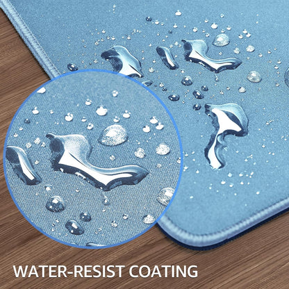 KTRIO Large Gaming Mouse Pad Desk Mat for Gamer, 31.5" x 11.8", Black, XL | Extended Size Design, Superior Micro-Weave Cloth, Non-Slip Rubber Base, Durable Stitched Edges, Water-Resistant Coating