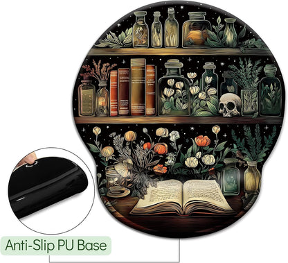 Funny Ergonomic Mouse Pad with Wrist Rest, Cat Desk Decor Gifts - Colors A