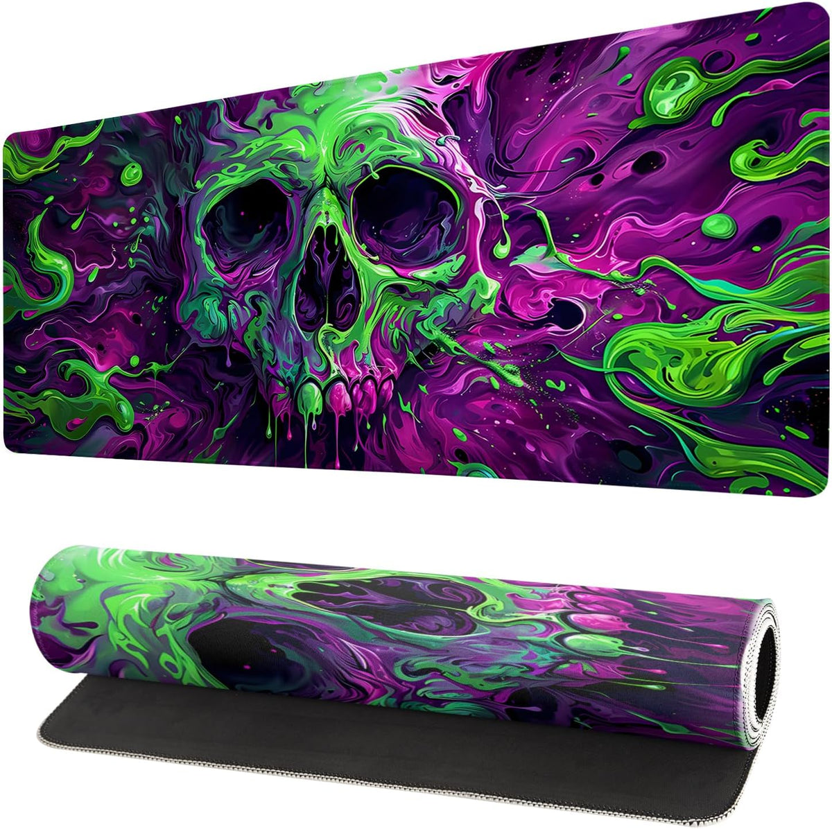 Japanese Mouse Pad, Large Japanese Desk Mat, XL Anime Gaming Keyboard Mat, Non-Slip Rubber Base, Big Extended Desk Protector for Home Office, 31.5”x11.8”