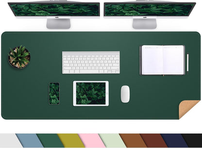 Large Desk Mat, 47" x 17", Black