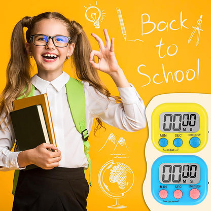 ZILLEEN Classroom Timer for Kids Teachers 2 Pack Digital Timers