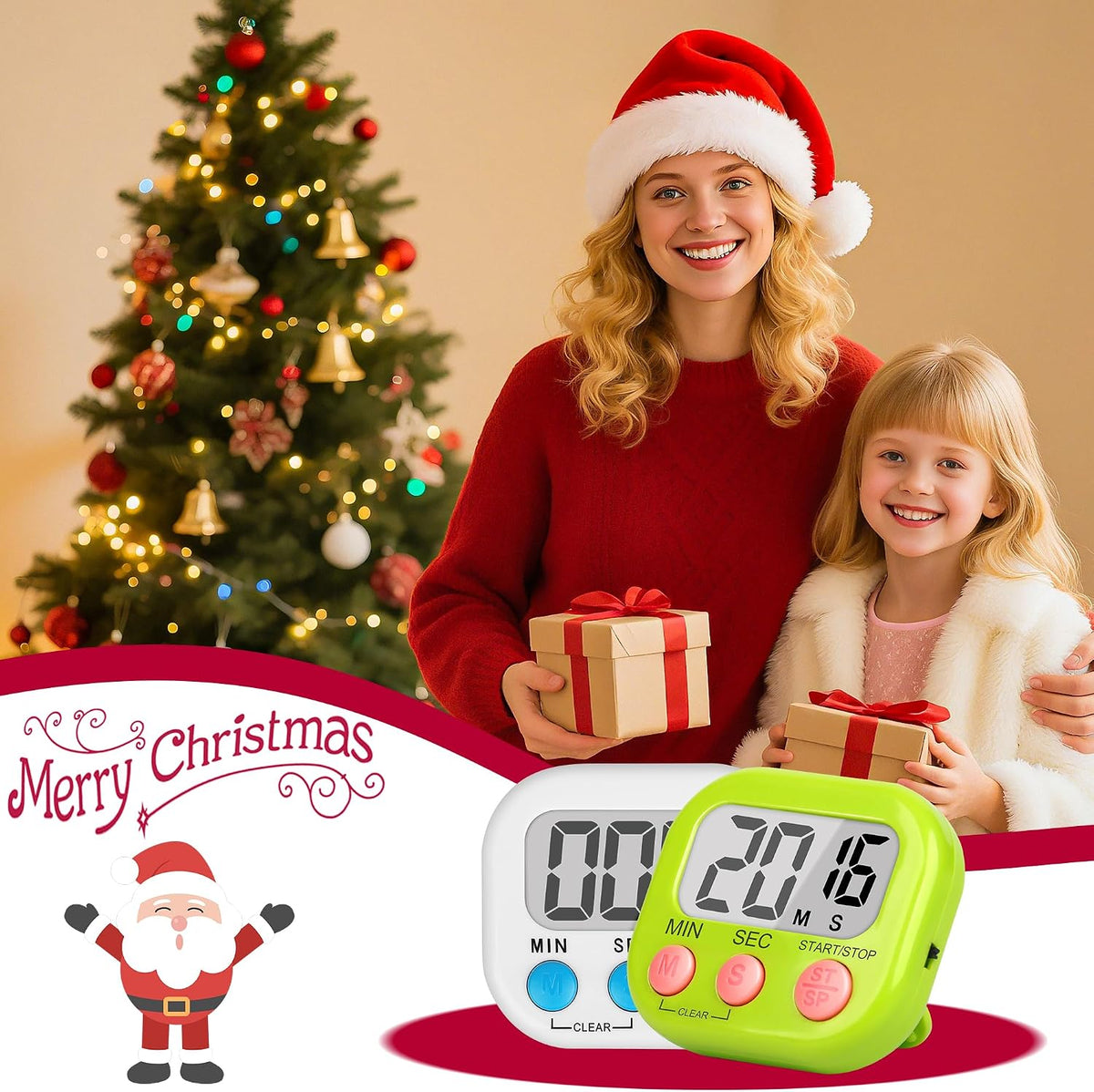 ZILLEEN Classroom Timer for Kids Teachers 2 Pack Digital Timers
