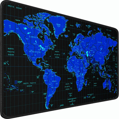 Large Gaming Mouse Pad, 31.5x15.7 inch Large Extended Computer Keyboard Mouse Mat, Water Resist Non-Slip Mousepad Rubber Base Long XXL Desk Mouse Pad for Work & Gaming, Office & Home, Black