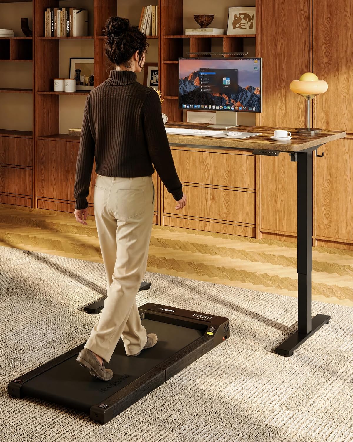 EN1 48"x24" One-Piece Standing Desk, White