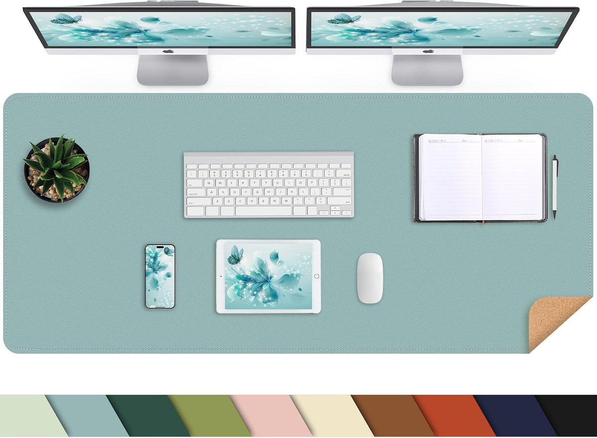 Large Desk Mat, 47" x 17", Black