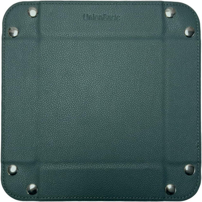 UnionBasic Small Valet Tray, Jewelry Tray for Rings Watches Earrings, Entryway Catchall Caddy for Coins Keys Change, Nightstand Bedside Valet Holder, Trays for Electronic Gadgets, Beige - Colors B