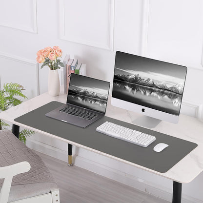 Large Desk Mat, 47" x 17", Black