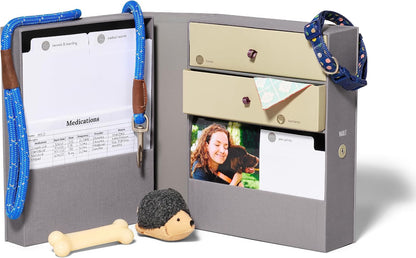Savor | All-in-One Desk Organizer | Blue – Keep Desk, Office, and Home Organized All-in-One Storage System for Important Files, Documents, Stationery, and Office Supplies