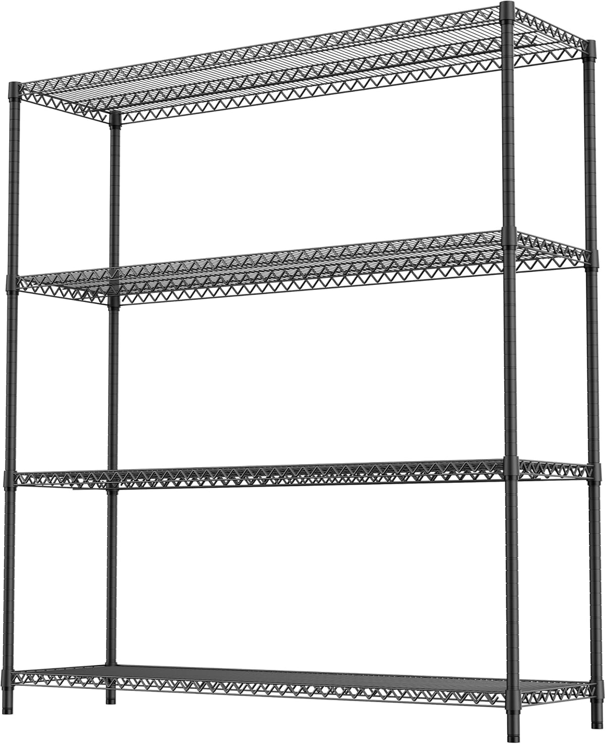 M MZG 450 lbs Steel Storage Shelving 3-Tier Utility Shelving Unit Steel Organizer Wire Rack for Home,Kitchen,Office (11.8" D x 17.7" W x 26.3" H) - Colors B