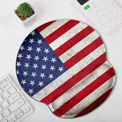 KONVINIT Ergonomic Mouse Pad with Wrist Rest, Small Mousepad with Non-Slip Rubber Base and Smooth Surface, Beach Mouse Pads for Desk, Office Desk Accessories