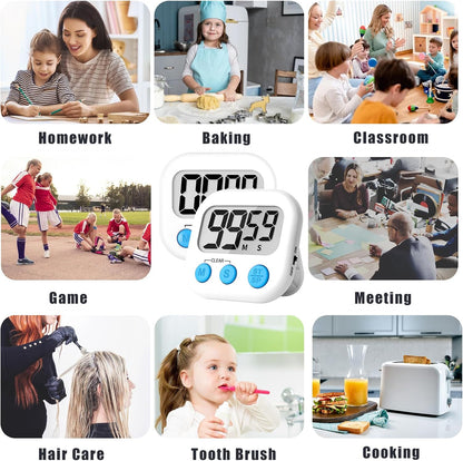 ZILLEEN Classroom Timer for Kids Teachers 2 Pack Digital Timers