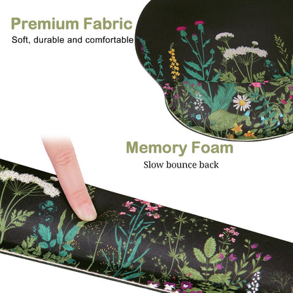 Ergonomic Mouse Pad with Wrist Rest and Keyboard Wrist Rest, Mousepad