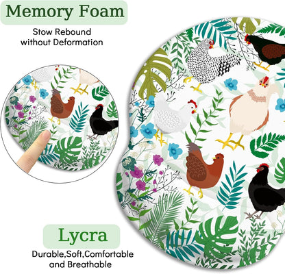 Funny Ergonomic Mouse Pad with Wrist Rest, Cat Desk Decor Gifts - Colors A