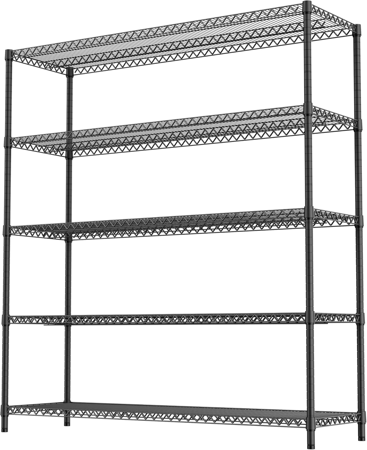 M MZG 450 lbs Steel Storage Shelving 3-Tier Utility Shelving Unit Steel Organizer Wire Rack for Home,Kitchen,Office (11.8" D x 17.7" W x 26.3" H) - Colors A