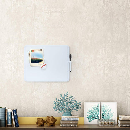 Dry Erase Board, 14” x 11”, White Frame