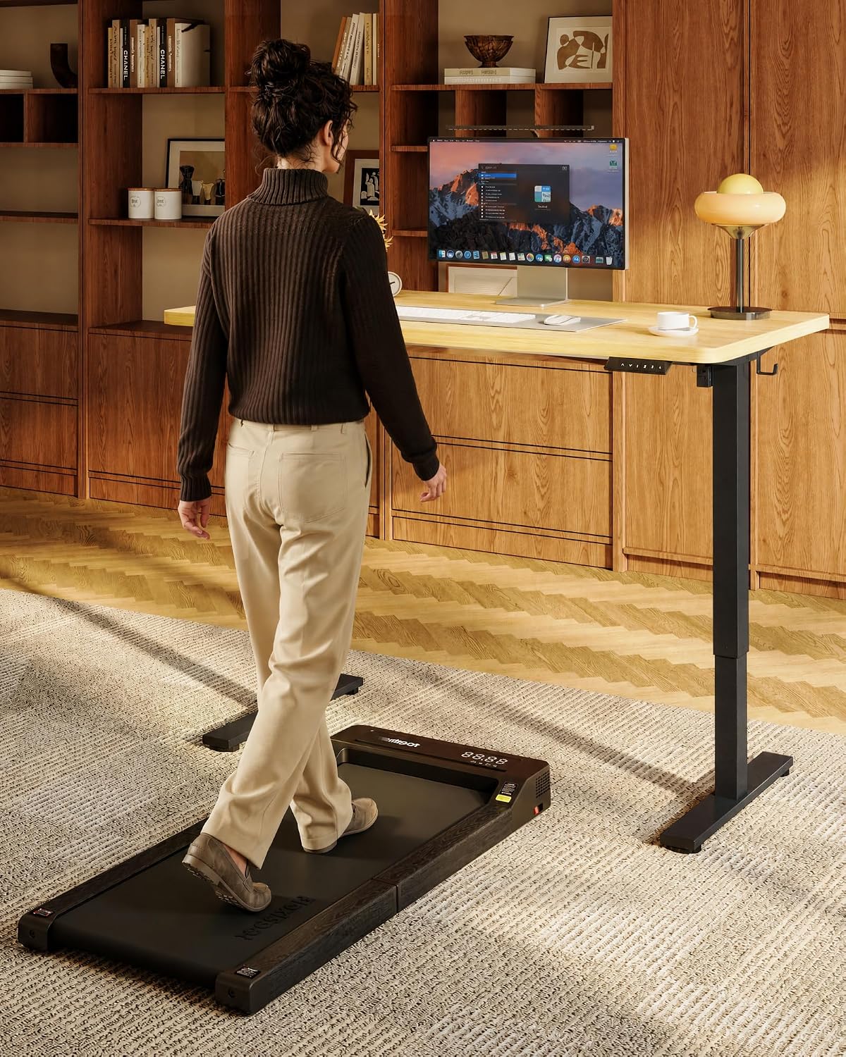 EN1 48"x24" One-Piece Standing Desk, White