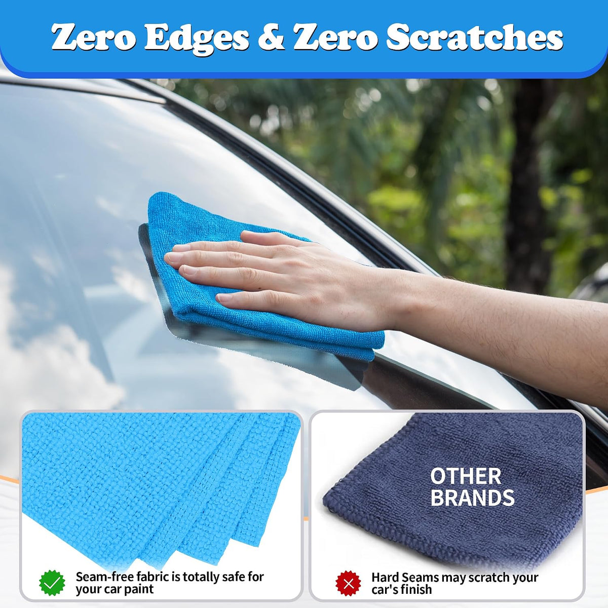 Shop Towels, Pack of 200, Grey Microfiber Cleaning Cloth Bulk, Microfiber Towels for Cars, All-Purpose Absorbent Cleaning Rags, Dust Cloth for Automotive, Mechanic, Garage, 11.5 x 11.5 inch