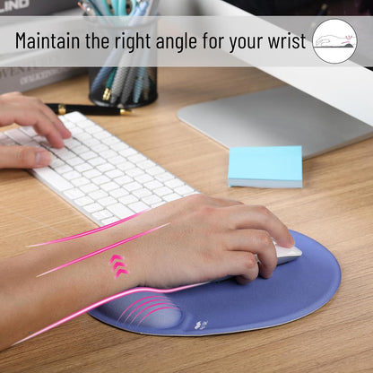 Ergonomic Mouse Pad with Wrist Rest