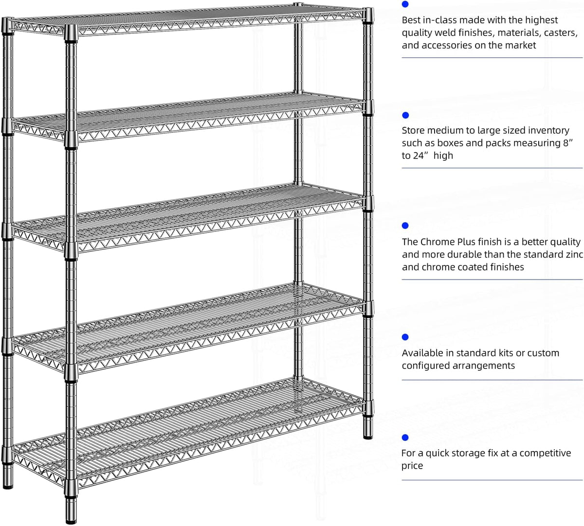 M MZG 450 lbs Steel Storage Shelving 3-Tier Utility Shelving Unit Steel Organizer Wire Rack for Home,Kitchen,Office (11.8" D x 17.7" W x 26.3" H) - Colors A