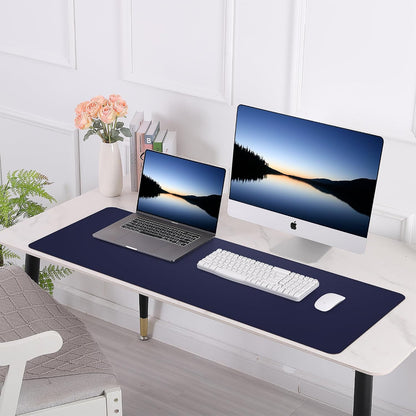 Large Desk Mat, 47" x 17", Black