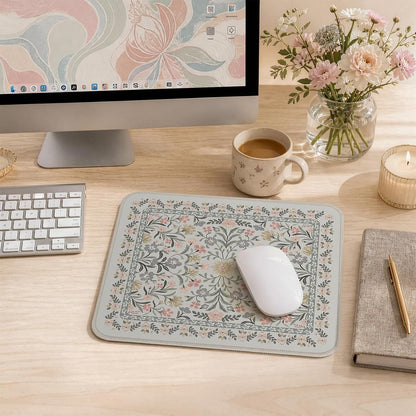 iCasso Desk Mat for Keyboard and Mouse, Large Mouse Pad, Desk Pad Mat, Anti-Slip Big Mousepad with Stitched Edges for Computer Desktop(Deep Green)