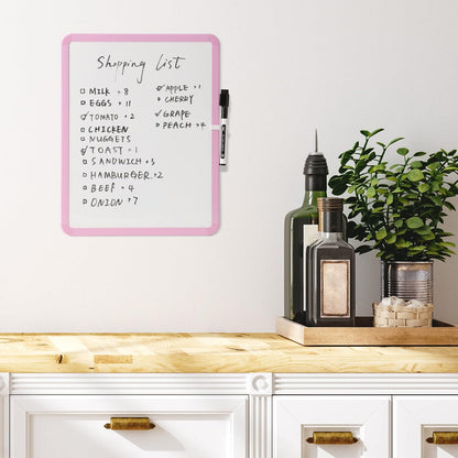 Dry Erase Board, 14” x 11”, White Frame