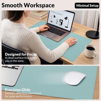 Large Desk Mat, 47" x 17", Black